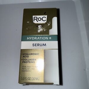 ROC Hydration + Serum Hyaluronic Acid & Collagen Proteins 30ml 1 Ounce